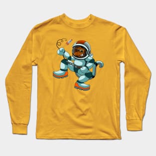 FUNNY MONKEY (space ver.) Long Sleeve T-Shirt